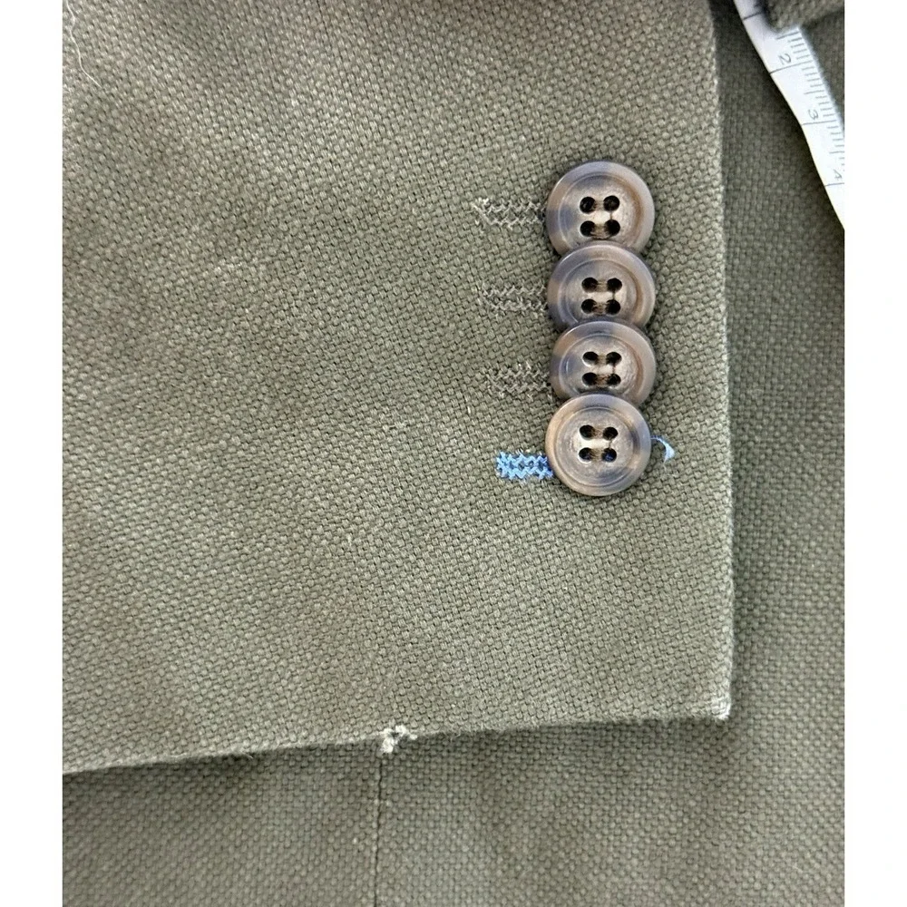 Tailorbyrd Brown Linen Blend Textured Sport Coat Blazer Men's 44L NWOT **READ**